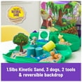 thumbnail image 5 of Kinetic Sand, Diggin’ Dog Park Set with 1.5lbs Play Sand & Tools, 5 of 13
