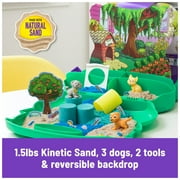 Kinetic Sand, Diggin’ Dog Park Set with 1.5lbs Play Sand & Tools
