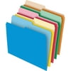 Pendaflex, PFX54461, 1/2-cut Tab Reversible File Folders, 100 / Box, Assorted