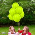 thumbnail image 6 of PMU Balloons 11 Inch PartyTex Premium Lime Green Latex Pkg/100, 6 of 7