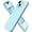 Aqua Blue, variant on Compatible with iPhone 15 Plus Case 6.7", Slim Liquid Silicone 3 Layers Full Covered Soft Gel Rubber Cover Protective Phone Case with Anti-Scratch Microfiber Lining-French Blue