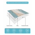 thumbnail image 5 of Quilts Twin Size Bedding Set, Coastal Sea Horse Lightweight Quilted Comforter, Summer Coral Ocean Vintage Wood Soft Reversible Bedspread Coverlet with Pillow Covers for All Season, 68" x 86", 5 of 7