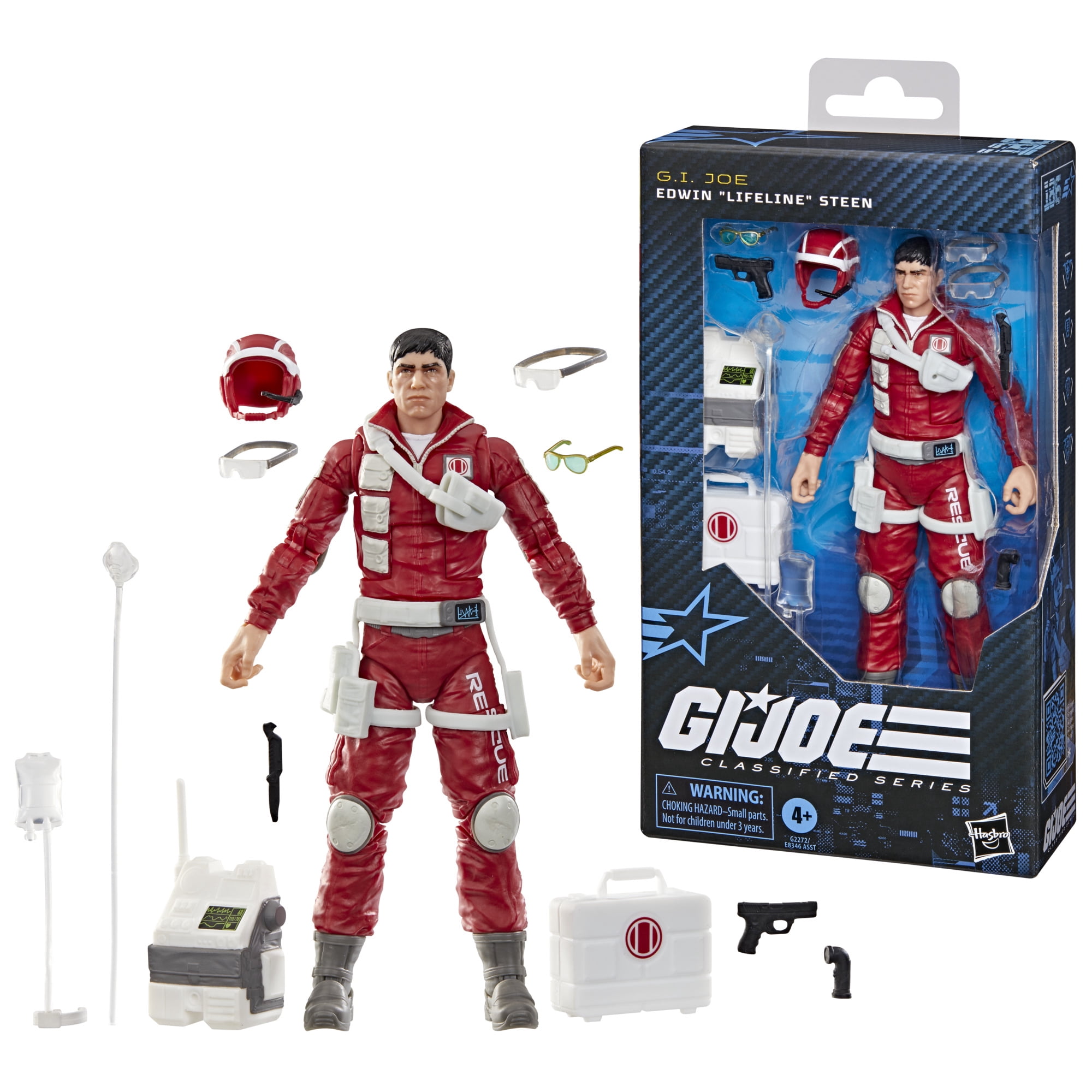 G.I. Joe Classified Series 186, Edwin “Lifeline” Steen, 6” Action Figure