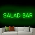 thumbnail image 2 of Handmadetneonsign Salad Bar Neon Sign, Bar Wall Art Decor, Beer Led Light, Salad Wall Decor 52069, 2 of 5