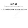 thumbnail image 2 of Kugel Front Rear Wheel Bearing and Hub Assembly Kit for Car 2015 Ford Edge AWD - Left Right Side (Driver Passenger) K70-101598, 2 of 8