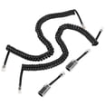 thumbnail image 2 of Telephone Cord Detangler, 2 Pack Black Coiled Telephone Handset Cord / 1.1 Ft Coiled 2 Pack Black Extended Rotatable Telephone Phone Cord Detangler Landline Telephone Accessory, 2 of 5