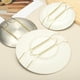 thumbnail image 3 of 4pcs Colgador de Platos, Soporte Universal de Acero Inoxidable Invisible de 7 Pulgadas para la Pared con Clavo Sin Rastro para Decoraciones, Dorado, 3 of 7