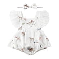 thumbnail image 1 of Barboteuse en Dentelle pour Bébés Filles, Combinaison de Vêtements, 1 of 9