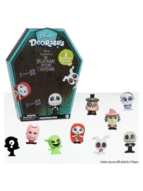 Disney Doorables Tim Burtons The Nightmare Before Christmas Collection Peek, Includes 8 Exclusive Mini Figures, Styles May Vary, Officially Licensed Kids Toys for Ages 5 Up, Gifts and Presents