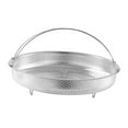 thumbnail image 4 of Fiocias Stainless Steel Steamer Basket for Pan and Pot Kitchenware Round Mesh Net Veggie S Outer Handle, 4 of 9