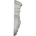 thumbnail image 3 of Ekena Millwork 9"W x 4 3/4"H x 1 1/8"P Bordeaux Shell Center with Scrolls Onlay, 3 of 6