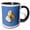 Black/White, variant on 3drose, Nerdy Large Beaked White Duck Profile, 11oz Magic Transforming Mug