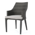 thumbnail image 3 of 2Piece/Set,34.5”x24.2",Ideal for Relaxing Outdoors in Comfort and Style,Weather-resistant Polyester Fabric,Well-made,The Main Materials Are Rattan, Tarpaulin and Metal,Hillhurst Chair - Grey, 3 of 14