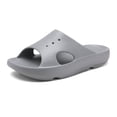 thumbnail image 1 of BRUNO MARC Women’s Slide Lightweight Recovery Sandals with Arch Support SBSA2213W GRAY Size 5, 1 of 4