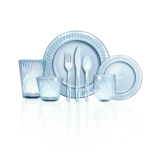 Chinet Cut Crystal Dessert Plates, 7", 12 Count