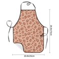 thumbnail image 2 of Yiaed fall flower plaid Print Kitchen Apron with Hand Wipe Pockets,Big Pocket,Aprons for Women with Pockets, Waterproof for Cooking Baking, 2 of 7