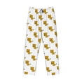 thumbnail image 4 of Xecao Leopard Print Men's Straight Lounge Pajama Pants: The Ultimate in Comfortable Sleepwear, 4 of 9