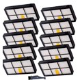 thumbnail image 1 of 10 filtros HEPA de repuesto para iRobot Roomba, compatibles con aspiradoras robóticas Roomba de las series 800 y 900 (980, 960, 880, 860, 870 y 890) con cepillo de limpieza incluido., 1 of 5