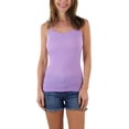 thumbnail image 4 of ToBeInStyle Womens Essential Ribbed Racerback Versatile Layering Cotton Blend Tank Top, 4 of 6