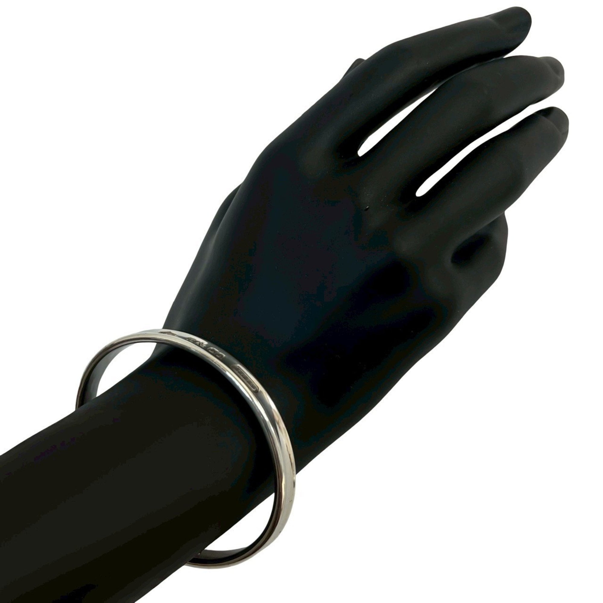 Pre-Owned TIFFANY & Co. 1837 Narrow Bangle Bracelet in Sterling Silver (925) 46887 (Good)