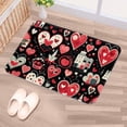 thumbnail image 5 of Valentine's Day Polyester Chair Rug Mat, Non-Slip and Machine Washable Area Rugs, 5 of 6