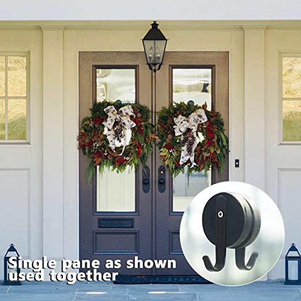 Magnetic wreath hanger for wood door hotsell