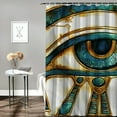 thumbnail image 2 of Orinice Egyptian Eye Symbol Bathroom Decor Set with Hooks, Luxurious Graphic Print Polyester Fabric Fashion Shower Curtain Set, Chic Modern Design, Multi Size Colorful 60x72, 2 of 7