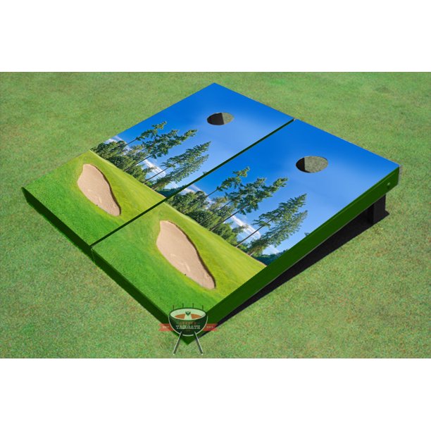 Golf Course Bunker Theme Cornhole Boards
