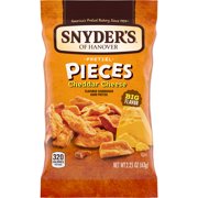 Snyder's of Hanover Pretzel Pieces, Cheddar Cheese, 2.25 oz Pack of 12