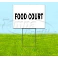 thumbnail image 1 of Food Court (18" x 24") Yard Sign, Includes Metal Step Stake, 1 of 6