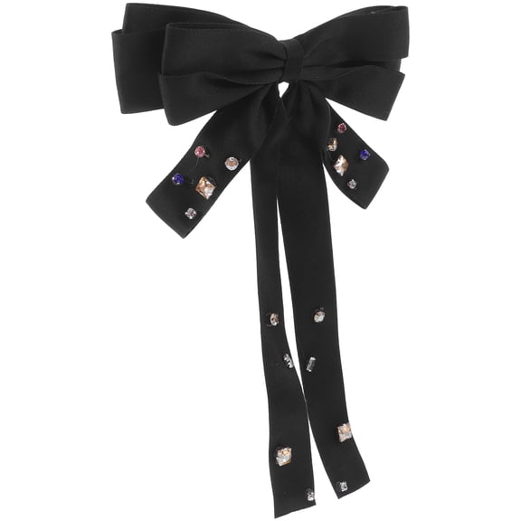 WRITWAA Hair Bows for Women French Bow Hair Clips Fabric for Daily Use 1Pack