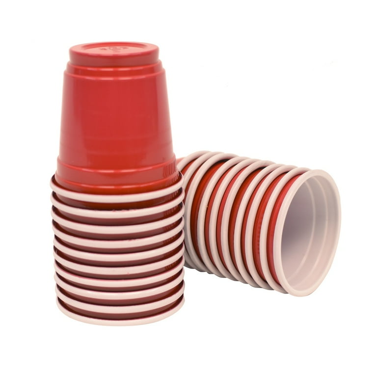 20pc Miniature Plastic Red Liquor Shot Glass Party Cup Small Disposable Barware 20pc Miniature Plastic Red Liquor Shot Glass Party Cup Small Disposable Barware