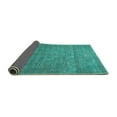 thumbnail image 2 of Ahgly Company Indoor Square Persian Turquoise Blue Traditional Area Rugs, 3' Square, 2 of 4