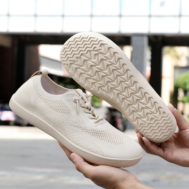 Zapatos Descalzos Minimalistas Zapatos Anchos para Diabéticos Zapatos Cómodos para Caminar con Punta Ancha Zapatos de Tenis Ligeros Antideslizantes Transpirables para Deportes al Aire Libre