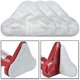 thumbnail image 3 of Paquete de 10 almohadillas de microfibra de repuesto para mopa de vapor H2O Mop X5 Triangular drag, 3 of 4