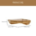 thumbnail image 2 of 1 Set Corner Wall Shelf Punch Free Bamboo Wall-mounted Floating Corner Shelf, 2 of 8