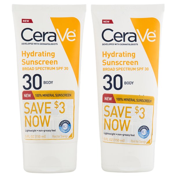 CeraVe Sunscreen Body Lotion SPF 30 2 Ct 5 oz