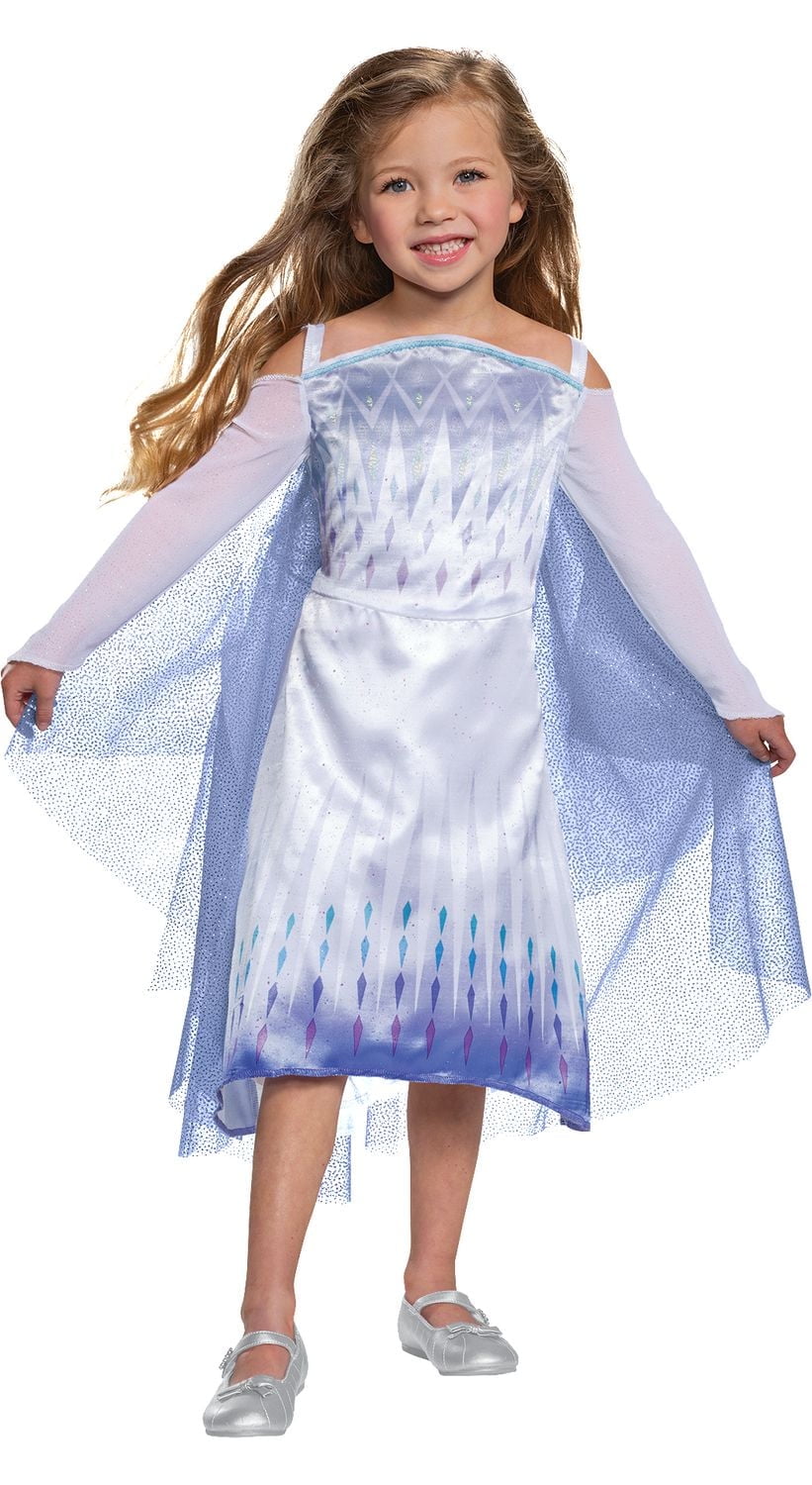 Disguise Disney Frozen 2 Elsa Sea Classic Girls Costume Size Small