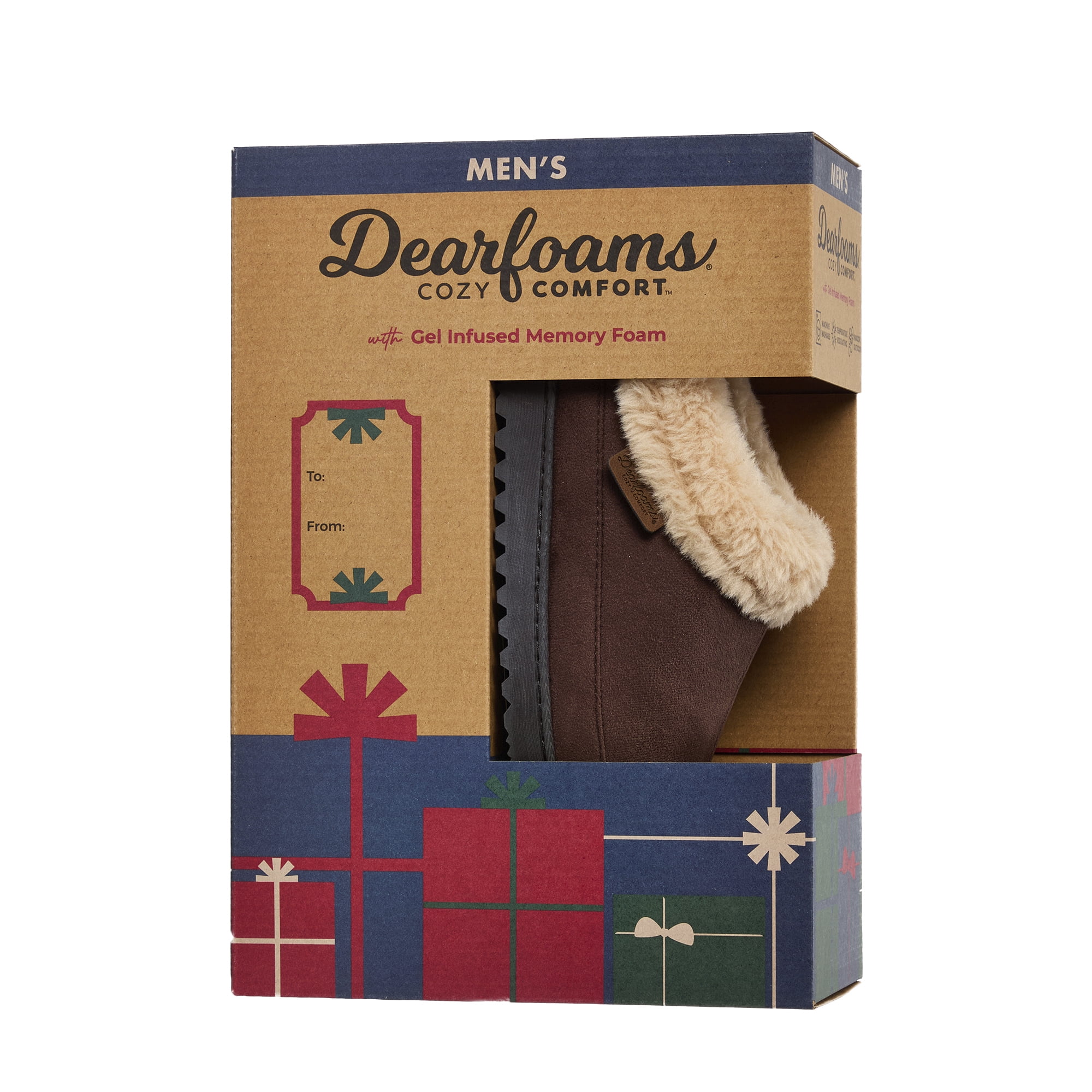 Dearfoams Cozy Comfort Men's High Vamp Clog Sippers
