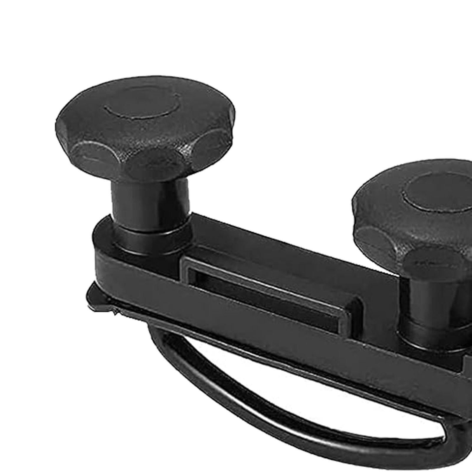 4Pcs Roof Box U Bolt Clamps Accessories Steel U Bracket Installation Accessory for Long Service Life Easy to Mount Modification Sturdy