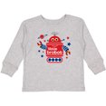 thumbnail image 3 of Inktastic Robot Little Brother Boys Long Sleeve Toddler T-Shirt, 3 of 5