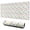 Cat Paw Print, variant on 35.4x15.7 Inch Gaming Mouse Pad, Non-Slip Stitched Rubber Desk Mat for Desktop & Laptop,Cat Paw Print Rainbow White Pattern
