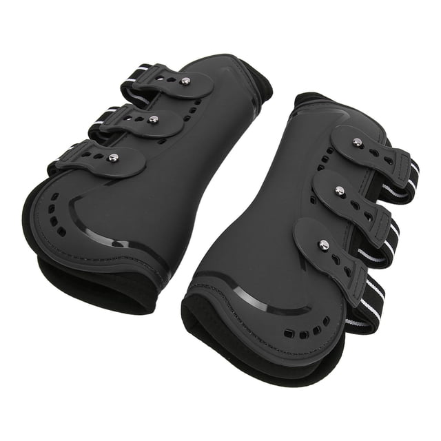Impact Horse Boots De La Pierna Delantera, Protector De Caballos Transpirable Con Hebilla De Fijación, Ideal Para Conducir A Larga