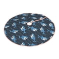 thumbnail image 2 of KLL Christmas Tree Skirt,Party Decorations Farmhouse for Christmas Decorations Holiday Party 30" -Funny Sharks, 2 of 6