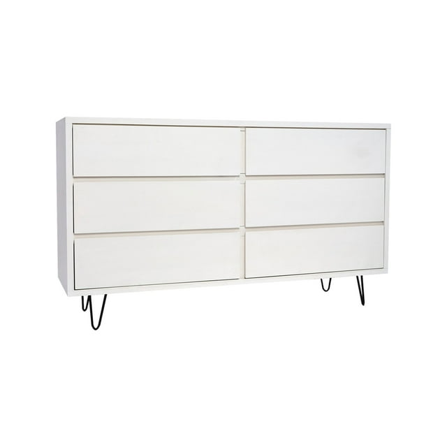 Cajonera 6 Cajones Java Blanco - Kessa Muebles