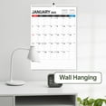 thumbnail image 4 of Darzheoy Large Wall Calendar 2026-2027, Vertical Wall Calendar 2026, 2026.1 to 2027.6, 18 Month Paper Hanging Planner Wall with Julian Date for Office Home Planning & Organizing, 4 of 4