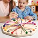 thumbnail image 4 of Kid Rope Knots Puzzle Juego de estrategia de juego de mesa social para niños adultos (octágono), 4 of 9