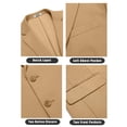 thumbnail image 6 of COOFANDY Men's Knit Blazer Business Dress Suit Jacket Slim Fit Stretch Sport Coat, 6 of 7