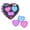 1PC, variant on Heart Stress Toys Set of 3, Soft Squeeze Sensory Hearts, Small Giftable Stress Relief Toys for Adults, Valentine’s Day Gifts