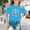 Sky Blue, variant on Girls Shirts Size 5-6 Girls Clothes Easter Children's Cute Rabbit Easter Egg Casual T Shirt 1553